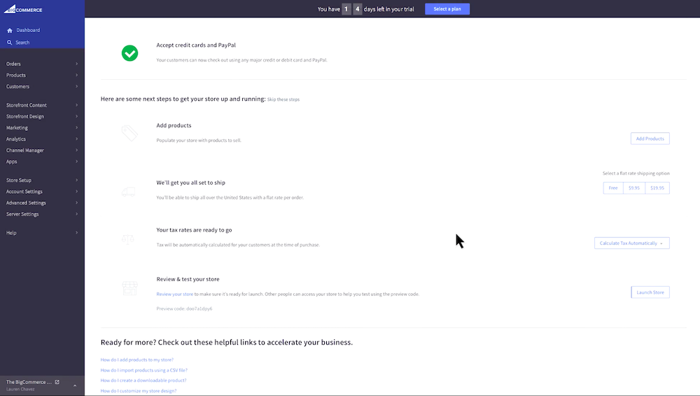 bigcommerce vs. shopify