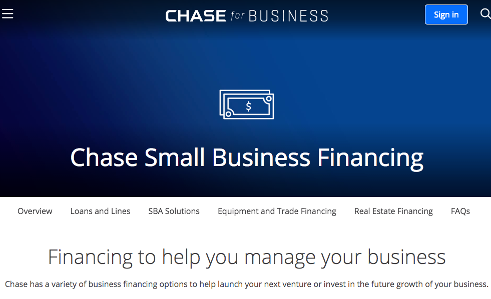 Chase Best Bank for Small Business