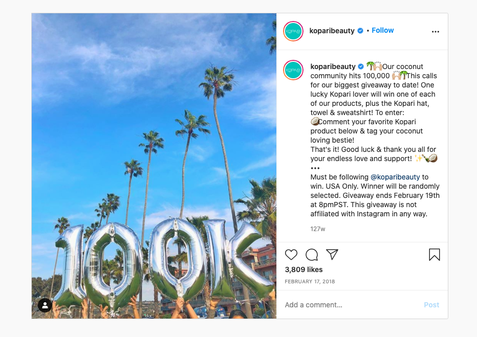 how to promote your business on social media, giveaway