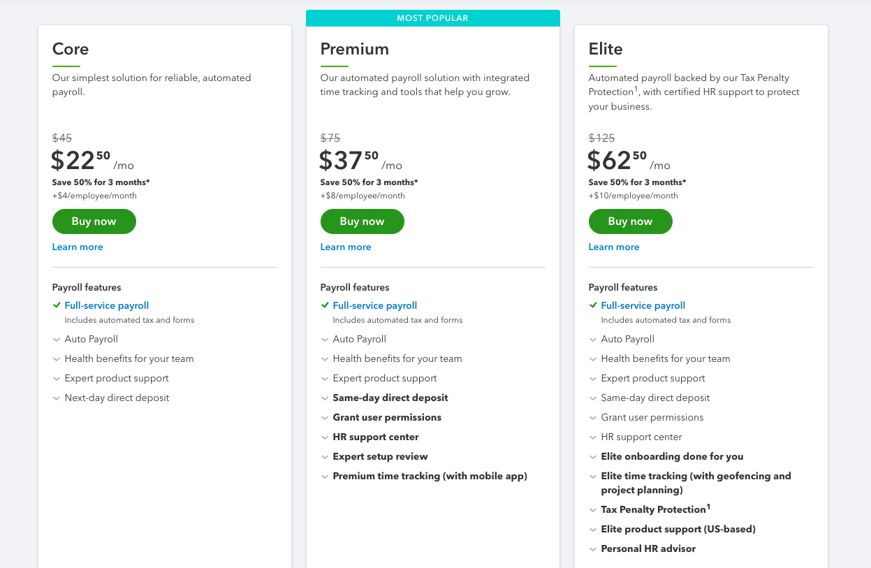 quickbooks online pricing