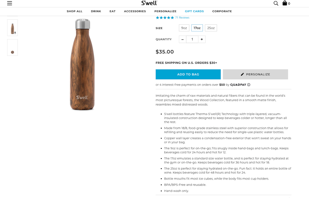 how to write product description