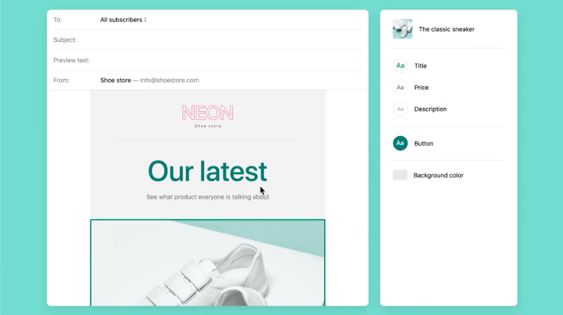 how to start an online boutique, marketing example