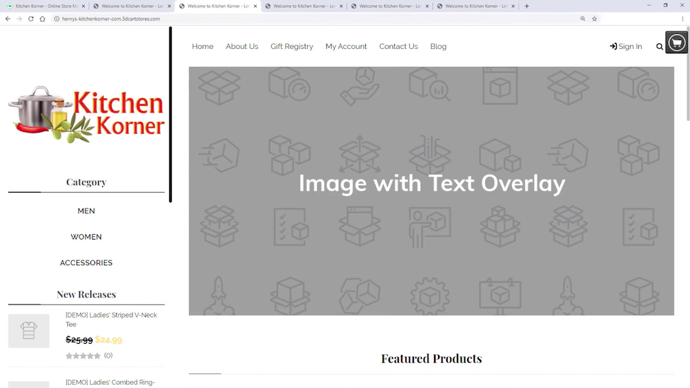 ecommerce website builder