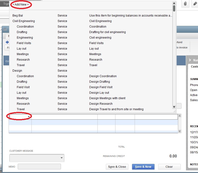 Edit invoices in quickbooks picture