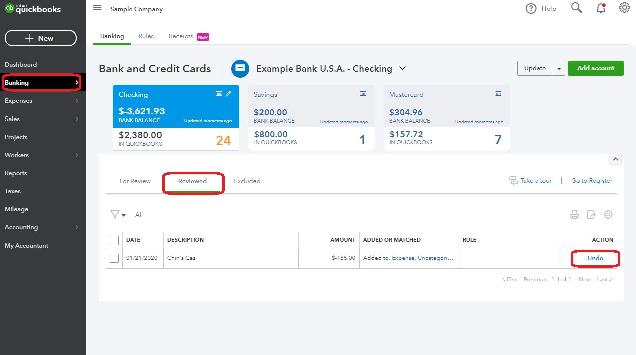 undeposited funds in quickbooks online